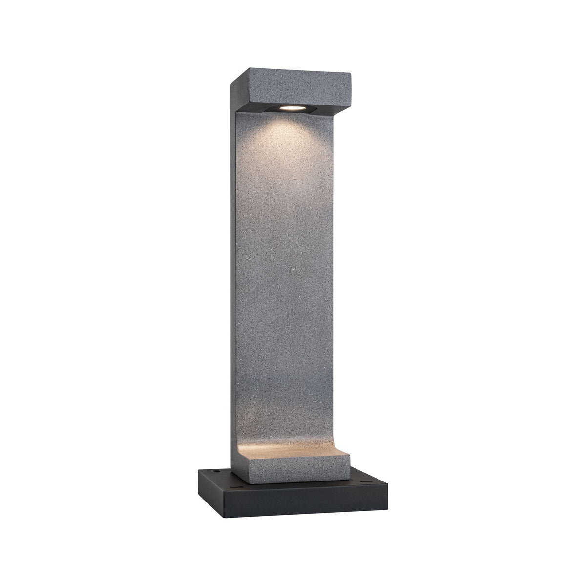 Paulmann Outdoor 230V Pollerleuchte Concrea 6,5W IP44 black 3000K Sandstone Cement