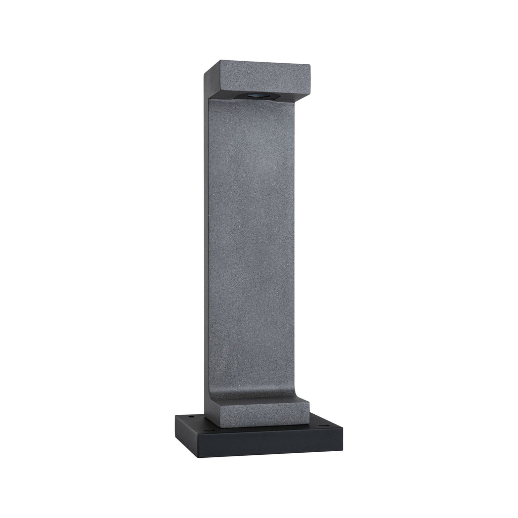 Paulmann Outdoor 230V Pollerleuchte Concrea 6,5W IP44 black 3000K Sandstone Cement