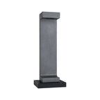Paulmann Outdoor 230V Pollerleuchte Concrea 6,5W IP44 black 3000K Sandstone Cement
