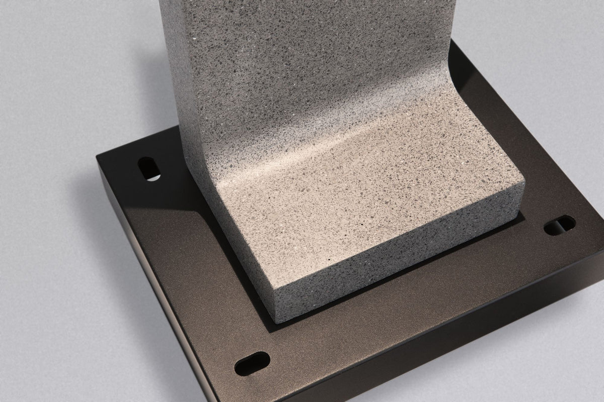 Paulmann Outdoor 230V Pollerleuchte Concrea 6,5W IP44 black 3000K Sandstone Cement