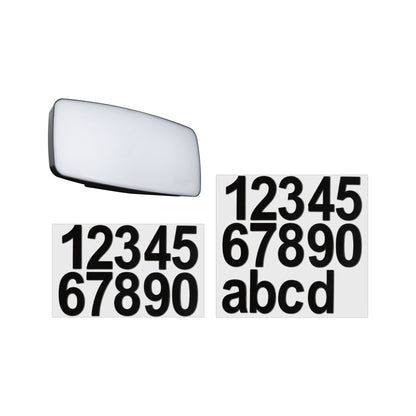 Paulmann LED Hausnummernleuchten Sheera mit Bewegungsmelder und Dämmerungssensor IP44  276x73mm 3000K 6,5W 820lm 230V