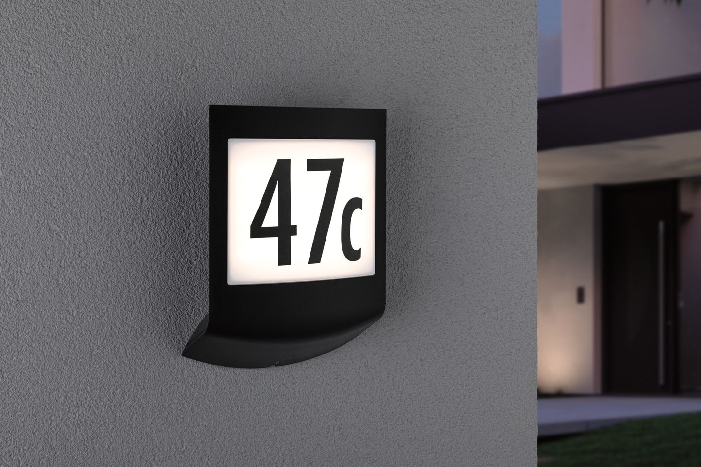 Paulmann Smart Home Zigbee LED Außenwandleuchte Padea mit Bewegungsmelder und Dämmerungssensor Tunable Warm IP44  198x71mm Tunable Warm 8,2W 550lm 230V  Anthrazit Kunststoff