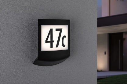 Paulmann LED Außenwandleuchte Padea mit Bewegungsmelder und Dämmerungssensor IP44  198x71mm 3000K 8,5W 1000lm 230V  Anthrazit Kunststoff Dämmerungssensor