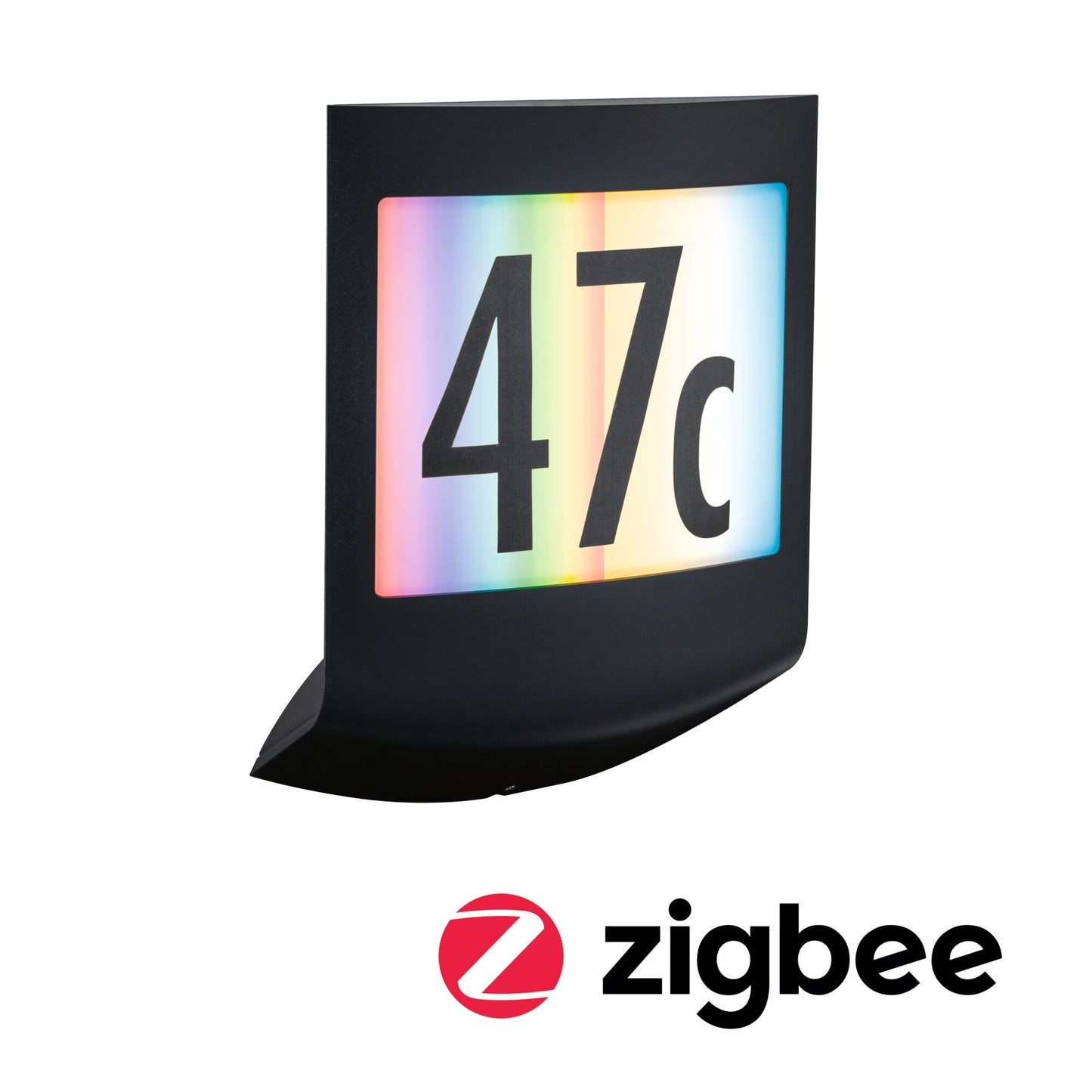 Paulmann Smart Home Zigbee LED Außenwandleuchte Padea mit Bewegungsmelder und Dämmerungssensor Tunable White und RGBW IP44  198x71mm RGBW+ 8,2W 550lm 230V  Anthrazit Kunststoff