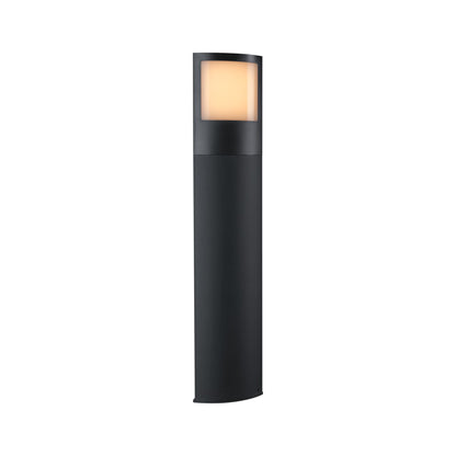 Paulmann Smart Home Zigbee LED Pollerleuchte Padea mit Bewegungsmelder und Dämmerungssensor Tunable Warm IP44  847mm Tunable Warm 8,5W 700lm 230V  Anthrazit Kunststoff