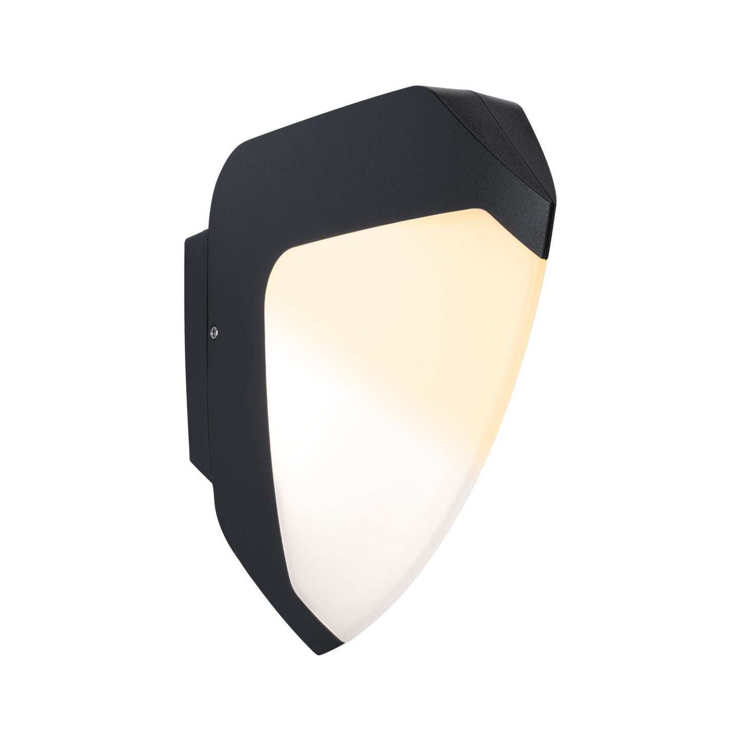 Paulmann Smart Home Zigbee LED Außenwandleuchte Ikosea mit Bewegungsmelder und Dämmerungssensor Tunable Warm IP44  50x203mm Tunable Warm 4,4W 350lm 230V  Anthrazit Kunststoff