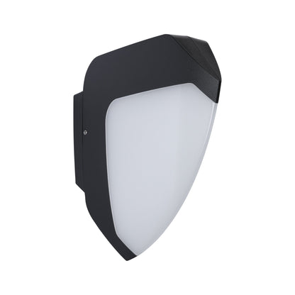 Paulmann Smart Home Zigbee LED Außenwandleuchte Ikosea mit Bewegungsmelder und Dämmerungssensor Tunable Warm IP44  50x203mm Tunable Warm 4,4W 350lm 230V  Anthrazit Kunststoff