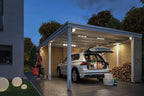Paulmann Park + Light LED Außenwandleuchte Ikosea mit Bewegungsmelder IP44  50x203mm 3000K 2x2,8W 2x300lm 12V  Anthrazit Kunststoff