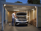 Paulmann Park + Light LED Außenwandleuchte Ikosea mit Bewegungsmelder IP44  50x203mm 3000K 2x2,8W 2x300lm 12V  Anthrazit Kunststoff