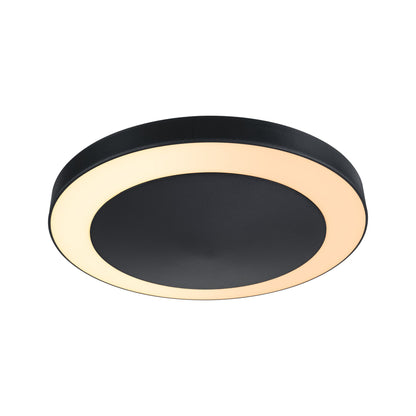 Paulmann Smart Home Zigbee LED Deckenaufbauleuchte Circula mit Bewegungsmelder und Dämmerungssensor Tunable Warm IP44 rund 320mm Tunable Warm 14W 880lm 230V  Anthrazit Kunststoff