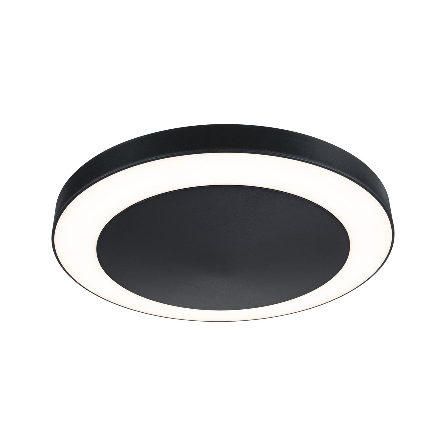 Paulmann Smart Home Zigbee LED Deckenaufbauleuchte Circula mit Bewegungsmelder und Dämmerungssensor Tunable Warm IP44 rund 320mm Tunable Warm 14W 880lm 230V  Anthrazit Kunststoff