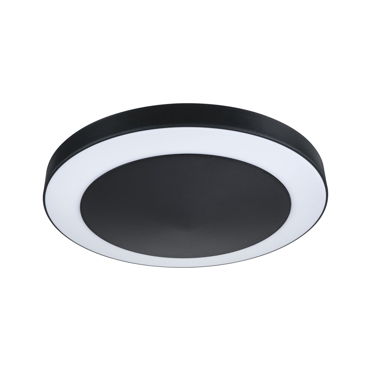 Paulmann Smart Home Zigbee LED Deckenaufbauleuchte Circula mit Bewegungsmelder und Dämmerungssensor Tunable Warm IP44 rund 320mm Tunable Warm 14W 880lm 230V  Anthrazit Kunststoff