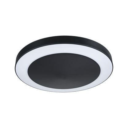 Paulmann Smart Home Zigbee LED Deckenaufbauleuchte Circula mit Bewegungsmelder und Dämmerungssensor Tunable Warm IP44 rund 320mm Tunable Warm 14W 880lm 230V  Anthrazit Kunststoff