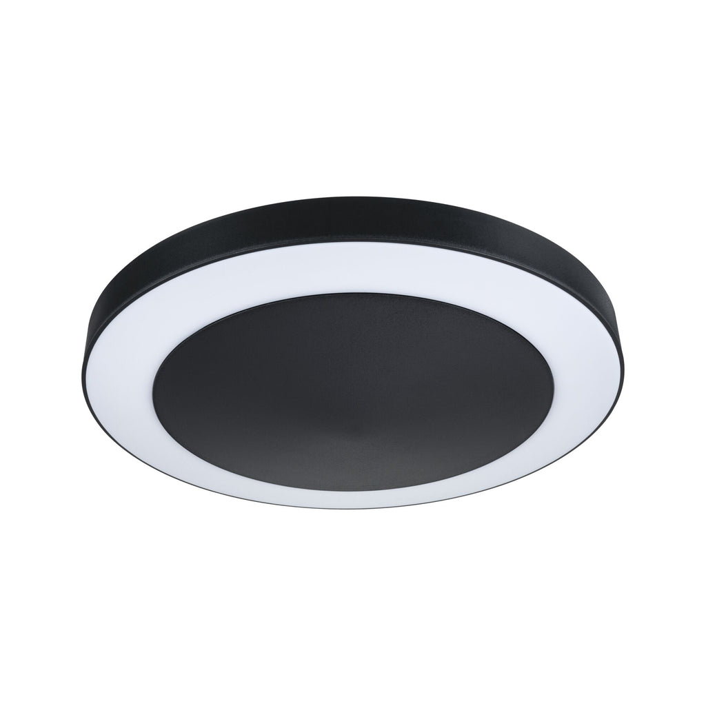 Paulmann LED Deckenaufbauleuchte Circula mit Dämmerungssensor und Bewegungsmelder IP44 rund 320mm 3000K 14W 1800lm 230V  Anthrazit Kunststoff