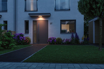 Paulmann Smart Home Zigbee LED Deckenaufbauleuchte Circula mit Bewegungsmelder und Dämmerungssensor Tunable Warm IP44 rund 320mm Tunable Warm 14W 880lm 230V  Weiß Kunststoff