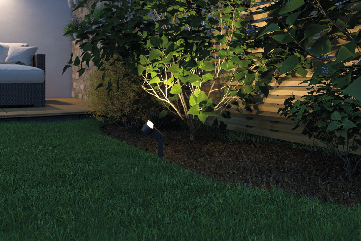 Paulmann Plug & Shine LED Spot Ito IP65 3000K 6W   Anthrazit