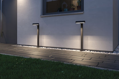 Paulmann Plug & Shine LED Pollerleuchte Ito Horizontale Ausrichtung IP65 3000K 6W   Anthrazit