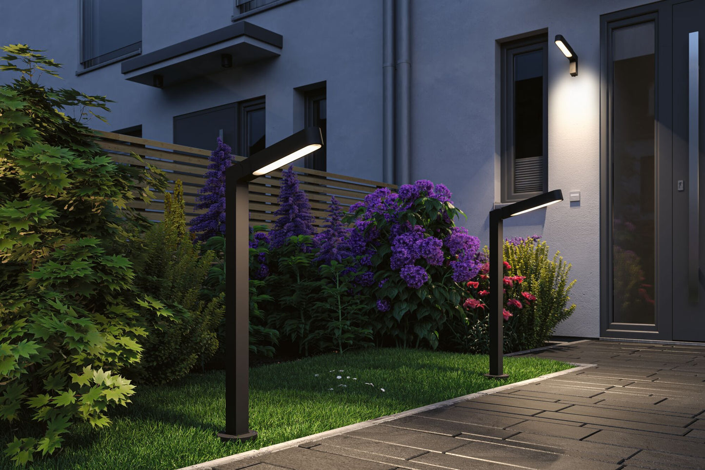 Paulmann Plug & Shine LED Pollerleuchte Ito Vertikale Ausrichtung IP65 3000K 6W   Anthrazit