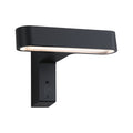 Paulmann House LED Außenwandleuchte Ito Horizontale Ausrichtung Bewegungsmelder IP44  227x159mm 3000K 6W 450lm 230V 65° Anthrazit Metall,Kunststoff