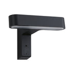 Paulmann House LED Außenwandleuchte Ito Horizontale Ausrichtung Bewegungsmelder IP44  227x159mm 3000K 6W 450lm 230V 65° Anthrazit Metall,Kunststoff