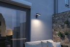 Paulmann House LED Außenwandleuchte Ito Horizontale Ausrichtung Bewegungsmelder IP44  227x159mm 3000K 6W 450lm 230V 65° Anthrazit Metall,Kunststoff