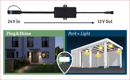 Paulmann Park & Light Adapter IP67 24V max. 24W Schwarz