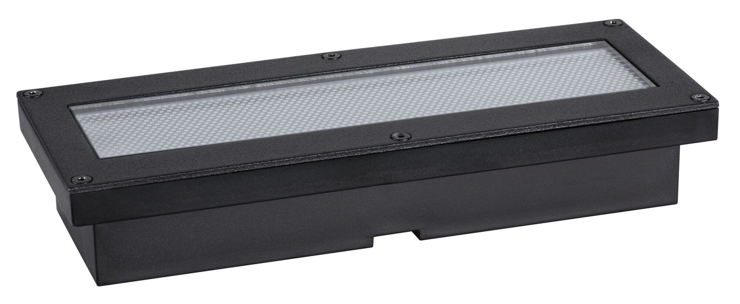 Paulmann Solar LED Bodeneinbauleuchte Domenic IP67 eckig 200x80mm 3000K 0,1W 1lm  Schwarz Kunststoff