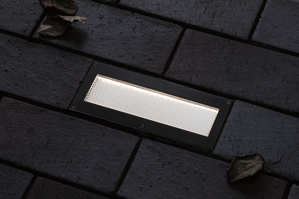 Paulmann Solar LED Bodeneinbauleuchte Domenic IP67 eckig 200x80mm 3000K 0,1W 1lm  Schwarz Kunststoff