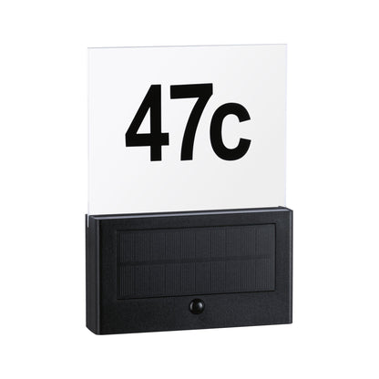 Paulmann Solar LED Hausnummernleuchte Neda IP44 3000K 80lm Anthrazit