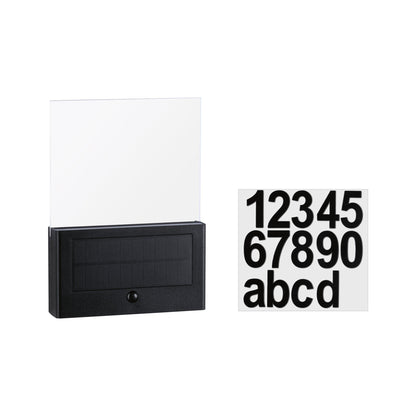 Paulmann Solar LED Hausnummernleuchte Neda IP44 3000K 80lm Anthrazit