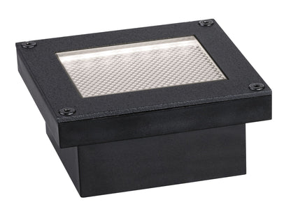 Paulmann Solar LED Bodeneinbauleuchte Domenic IP67 eckig 80x80mm 3000K 0,1W 1lm  Schwarz Kunststoff