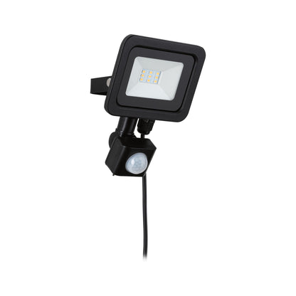 Paulmann Park + Light LED Außenwandleuchte Bimea mit Bewegungsmelder IP65 eckig 103x23mm 3000K 4,5W 430lm 12V  Schwarz Metall