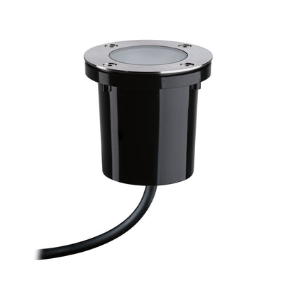 Paulmann Plug & Shine LED Bodeneinbauleuchte Smart Home Zigbee Tunable Warm IP65 rund Tunable Warm 4,6W Schwarz,Edelstahl
