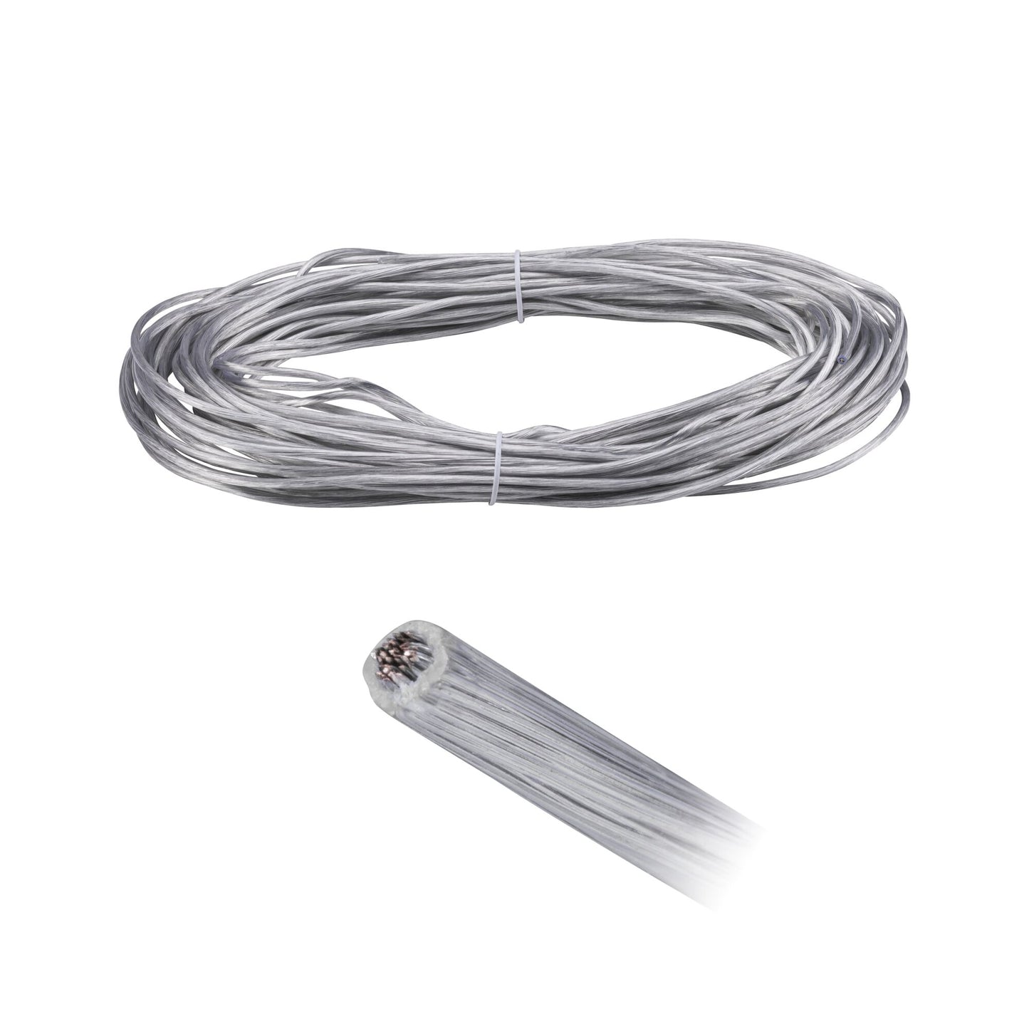 Paulmann Seilsystem Spannseil Corduo isoliert 20m 2,5qmm  Transparent