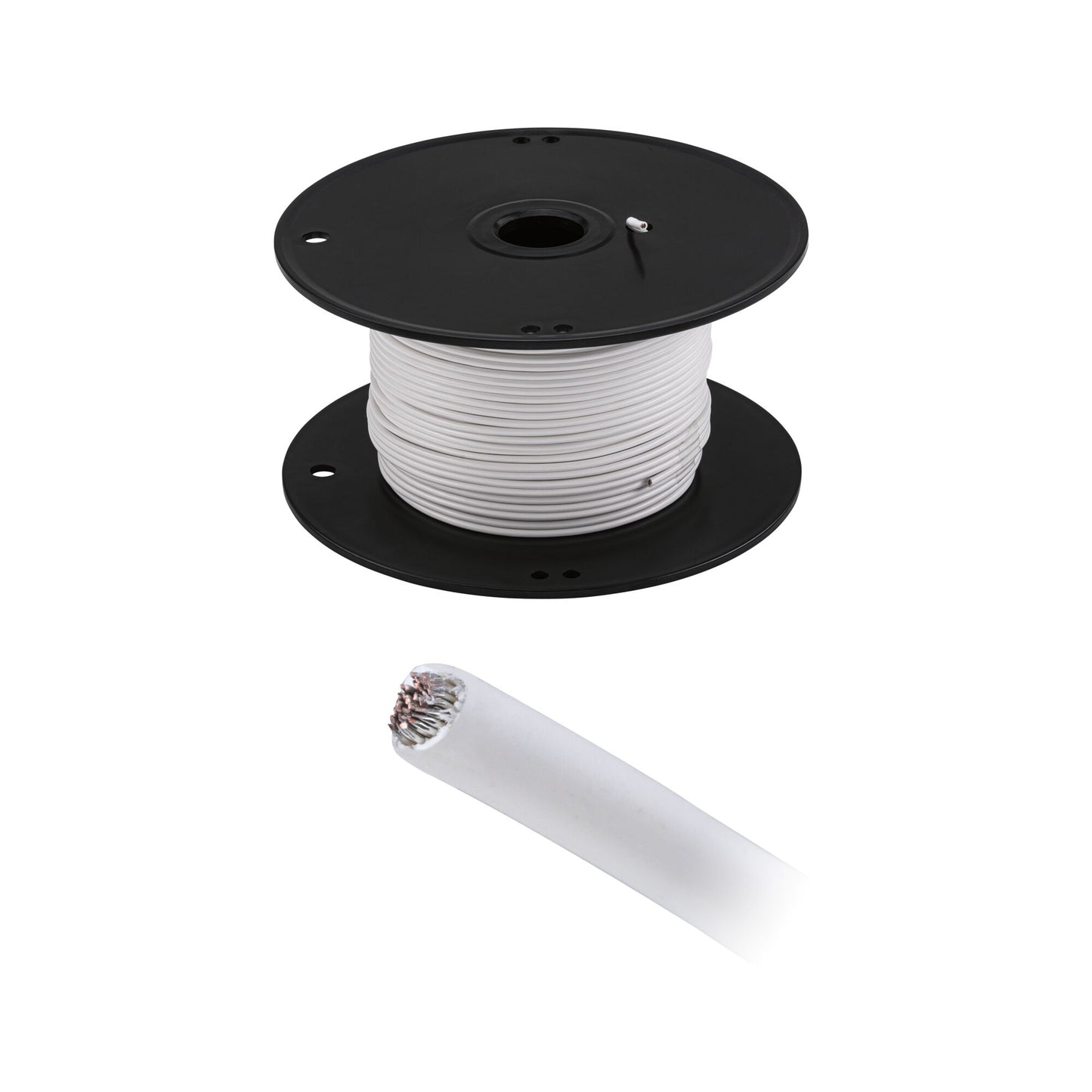 Paulmann Seilsystem Spannseil Corduo isoliert 100m 2,5qmm  Weiß