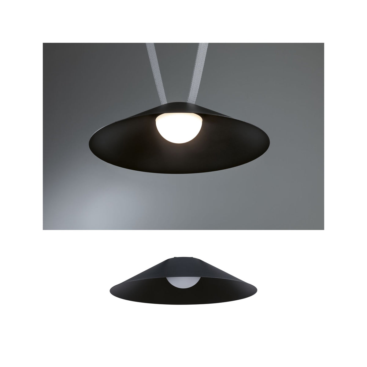 Paulmann ULine LED Pendelleuchte Cone 350mm 12W Schwarz