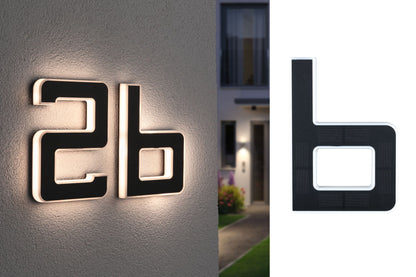 Paulmann Outdoor Solar Hausnummer Buchstabe B