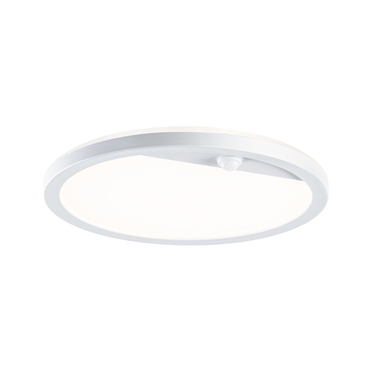 Paulmann LED Außenpanel Lamina mit Bewegungsmelder IP44 rund 280mm 1200lm 14,5W 3000K  Weiß mit Hintergrundlicht