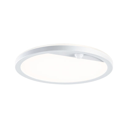 Paulmann LED Außenpanel Lamina mit Bewegungsmelder IP44 rund 280mm 1200lm 14,5W 3000K  Weiß mit Hintergrundlicht