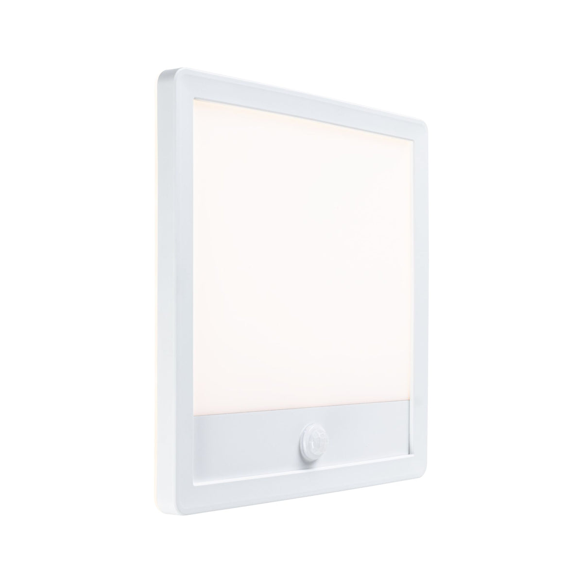 Paulmann LED Außenpanel Lamina mit Bewegungsmelder IP44 eckig 250x250mm 950lm 14,5W 3000K  Weiß mit Hintergrundlicht