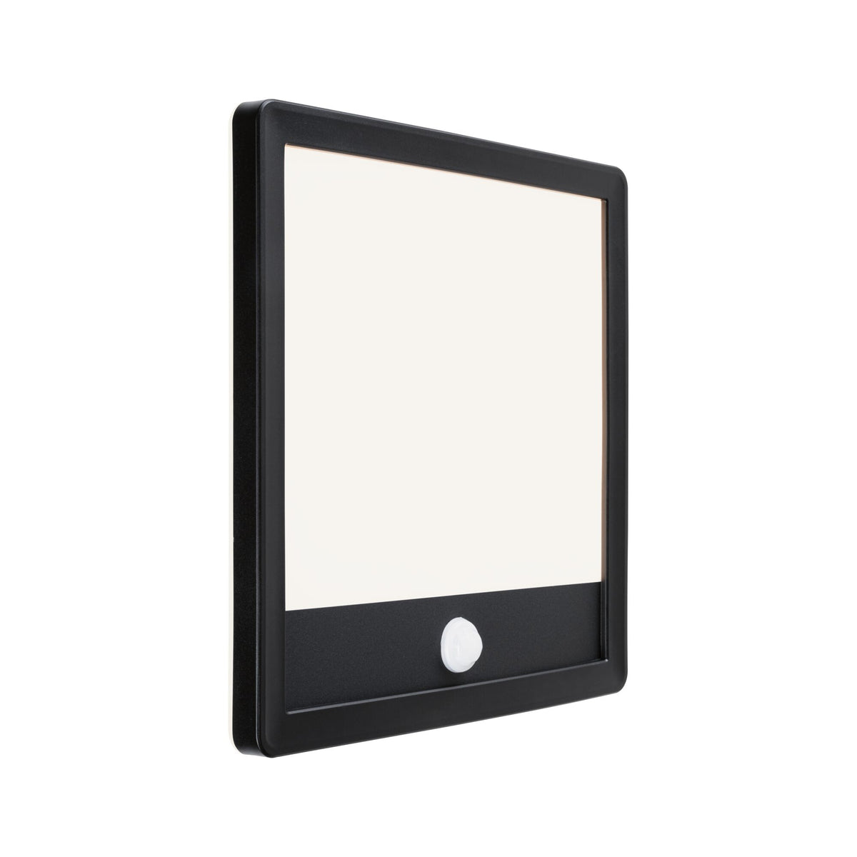 Paulmann LED Außenpanel Lamina mit Bewegungsmelder IP44 eckig 250x250mm 950lm 14,5W 3000K  Schwarz mit Hintergrundlicht