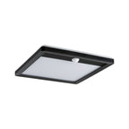 Paulmann LED Außenpanel Lamina mit Bewegungsmelder IP44 eckig 250x250mm 950lm 14,5W 3000K  Schwarz mit Hintergrundlicht