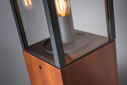 Paulmann Plug & Shine Pollerleuchte Venea IP44 1900K 2W   Holz