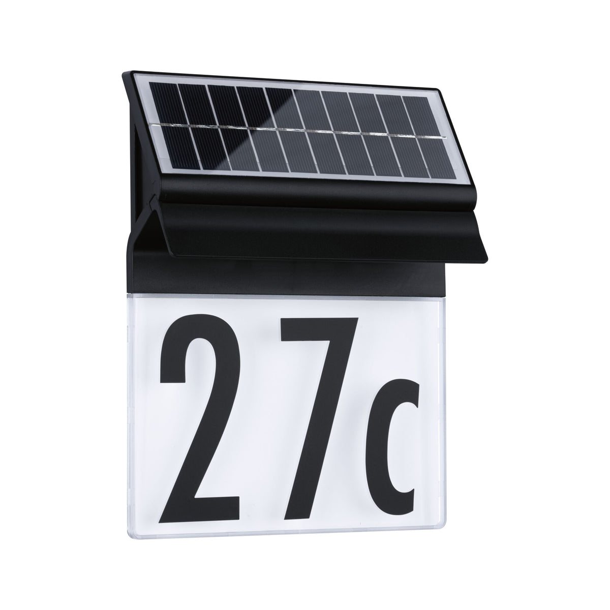 Paulmann Solar LED Hausnummernleuchte IP44 3000K 14lm Schwarz