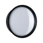 Paulmann LED Außenwandleuchte Platomo IP44 rund 180mm 3000K 14,5W 1200lm 230V  Schwarz Kunststoff