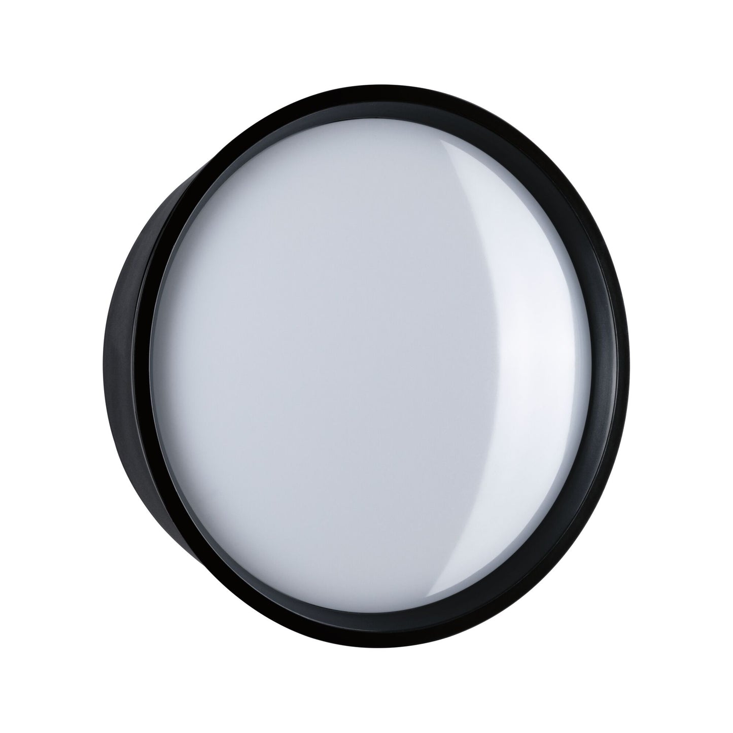 Paulmann LED Außenwandleuchte Platomo IP44 rund 180mm 3000K 14,5W 1200lm 230V  Schwarz Kunststoff