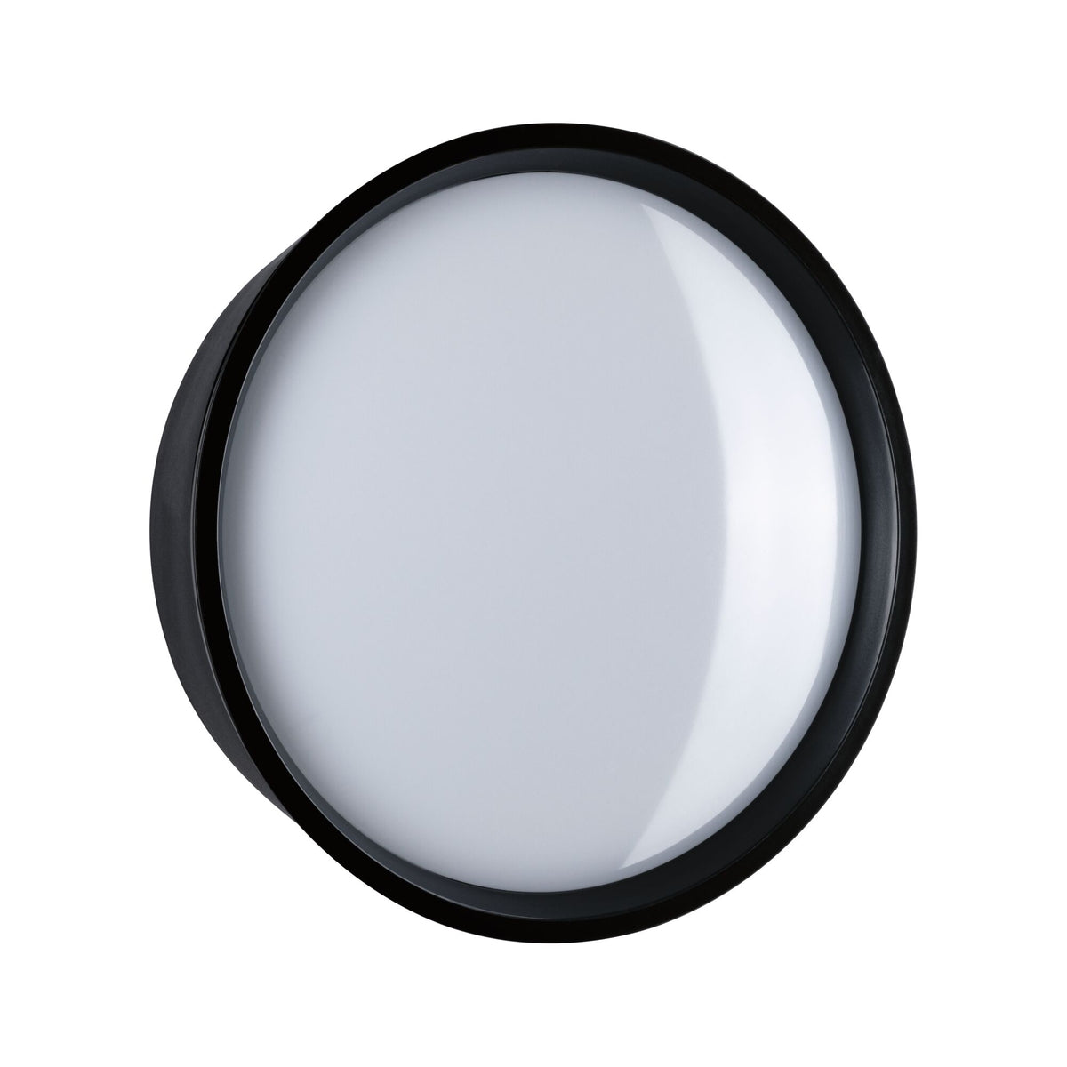 Paulmann LED Außenwandleuchte Platomo IP44 rund 180mm 3000K 14,5W 1200lm 230V  Schwarz Kunststoff