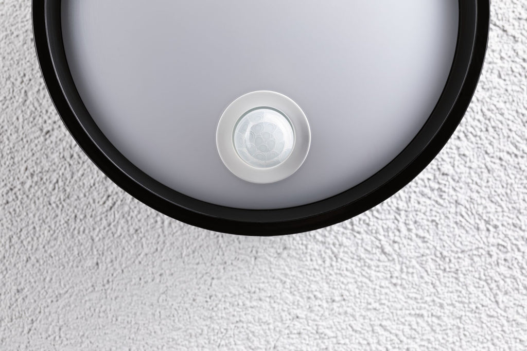 Paulmann LED Außenwandleuchte Platomo IP44 rund 180mm 3000K 14,5W 1200lm 230V  Schwarz Kunststoff