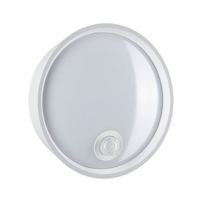 Paulmann LED Außenwandleuchte Platomo IP44 rund 180mm 3000K 14,5W 1200lm 230V  Weiß Kunststoff