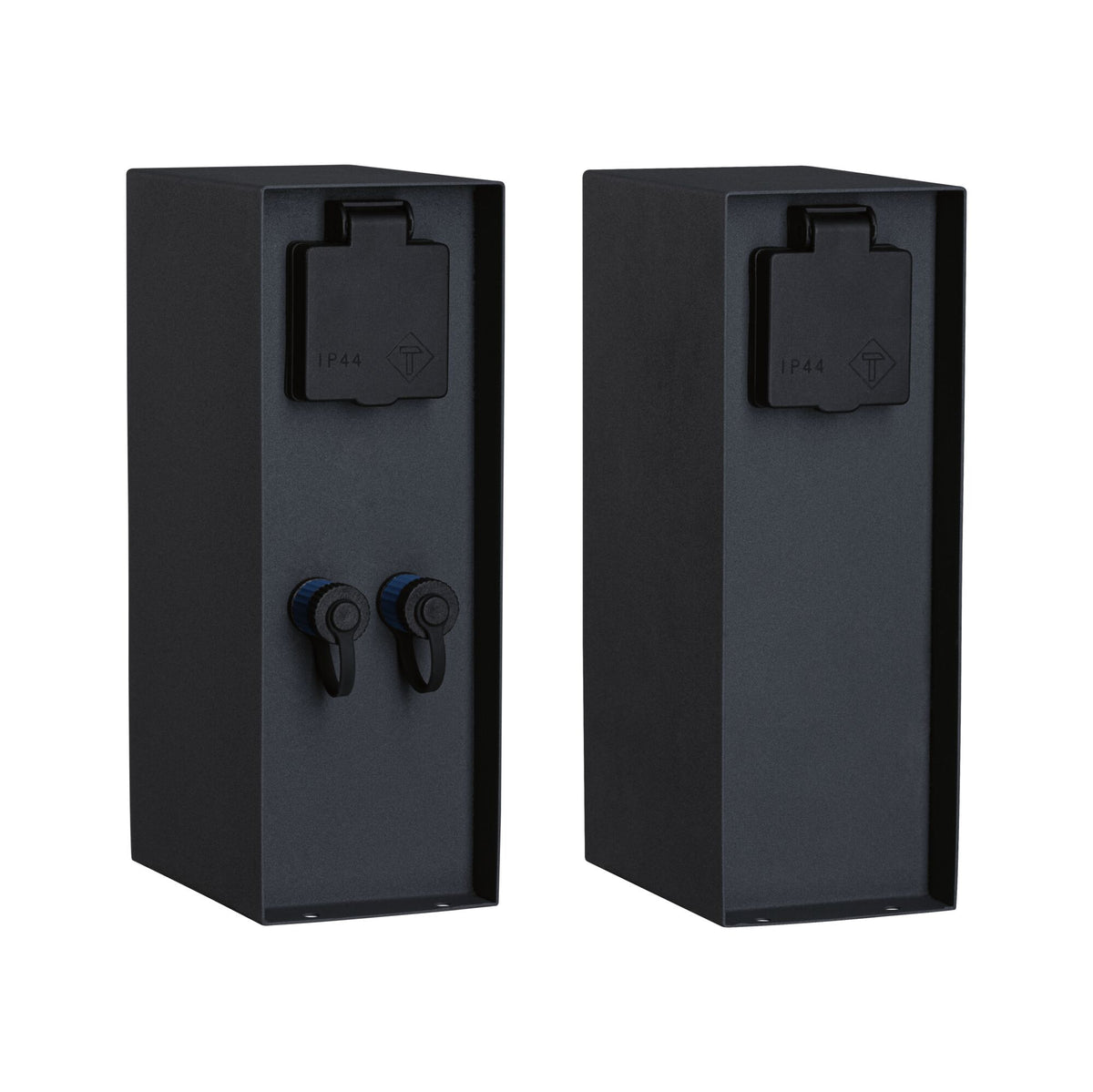 Paulmann Plug & Shine Steckdosensäule Rio  IP44 Anthrazit